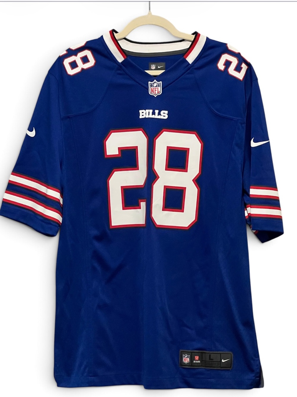 Nike Buffalo Bills C.J. Spiller #28 Signed By Wande Owen’s Size L